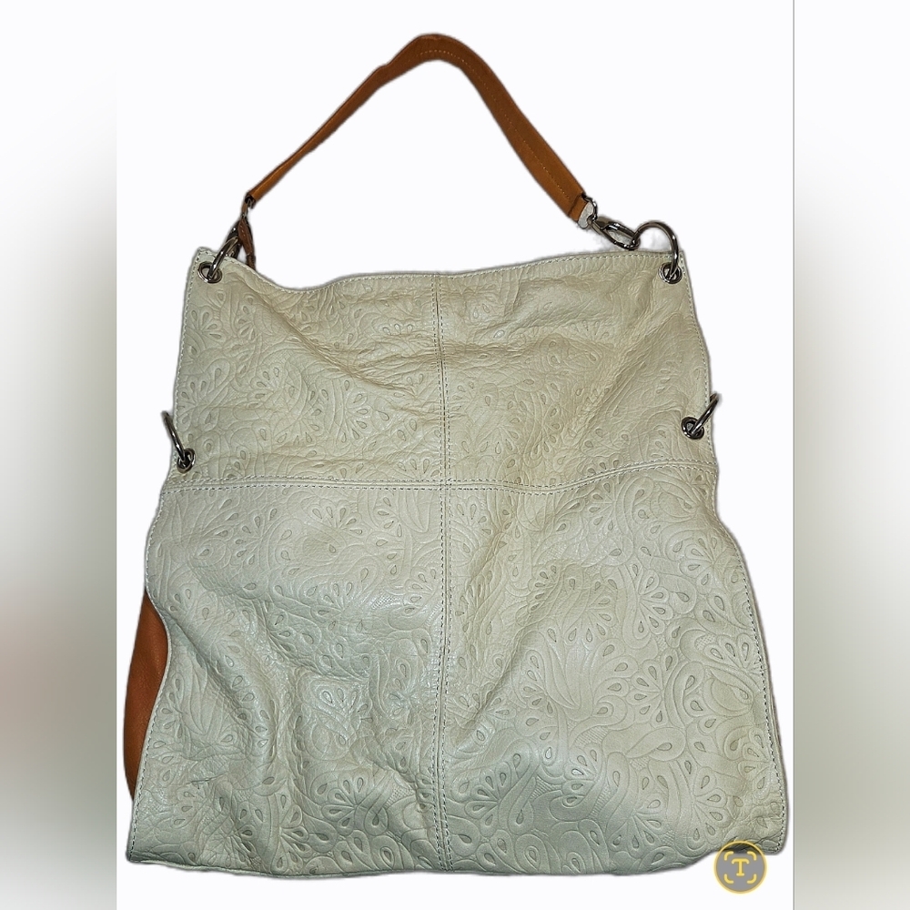 Embossed Italian Artisan Leather Bag